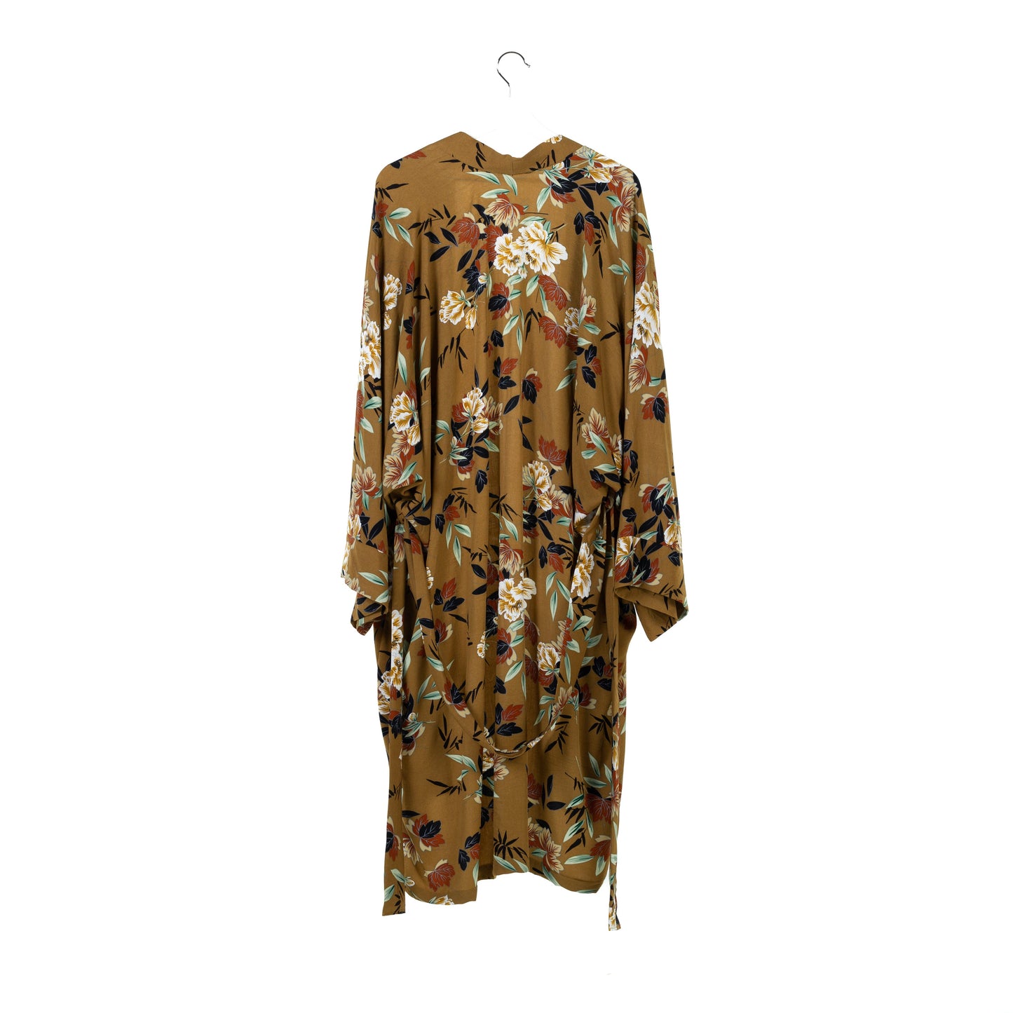 Natalie Anderson Chrysanthemum Kimono in tobacco - back view